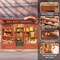 Mrs.Hunt Bakery Dollhouse Kit - Miniature Wizardi Roombox Kit with LED Light F07M51-95-GB401